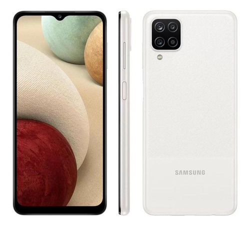 Smartphone Samsung Galaxy A12 4gb/64gb Sm-a125m/ds Branco