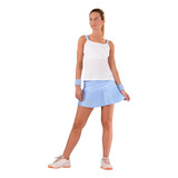 Pollera Tenis Padle Golf Fitnes Short Deportes Plisada