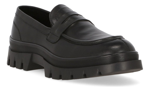Zapato Casual Hombre Color Negro Piel Genuina Comodos 410-09