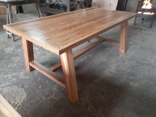 Mesa De Pinotea De 2,00 X 1,00mts 