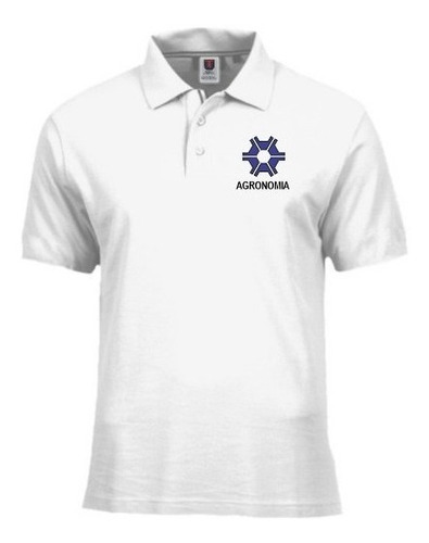 Agronomia Camiseta Gola Polo Unissex Malha Piquet