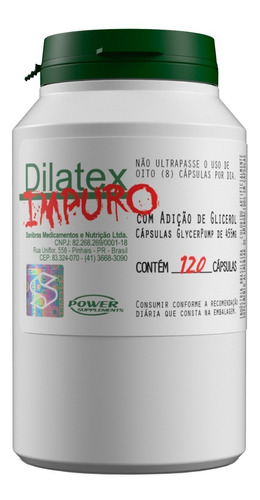 Dilatex Impuro 120caps- Power Supplements Arginina + Alanina