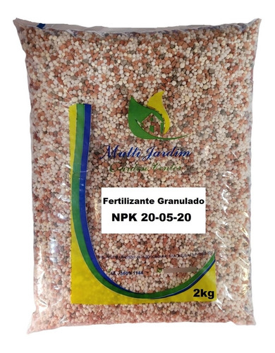 2kg Adubo Fertilizante Npk 20-05-20 Rosa Do Deserto Coqueiro