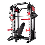 Power Rack Multifuncional + Banco + 150 Kg 