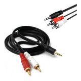 Cable Auxiliar De Audio Rca A Estéreo Plug 3.5mm 1.5m