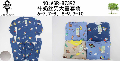3 Pijama Conjunto Niña Niño Forro Polar Pantalon 5 A 10 Año