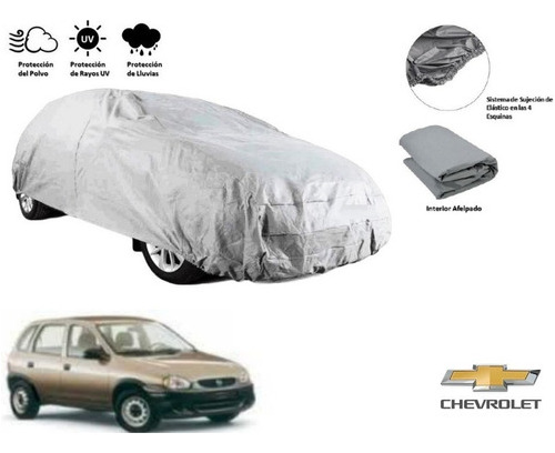 Cubierta Funda Cubreauto Afelpada Chevrolet Chevy 2002