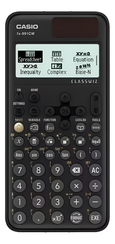Calculadora Cientifica Casio Estandar Fx-991cw Color Negro