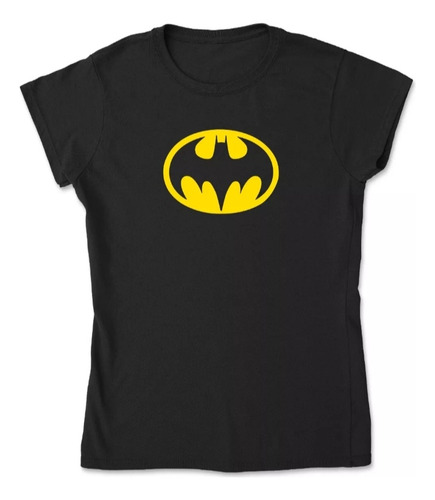 Playera Laabueyayis Super Heroes Escudo Batman Dama