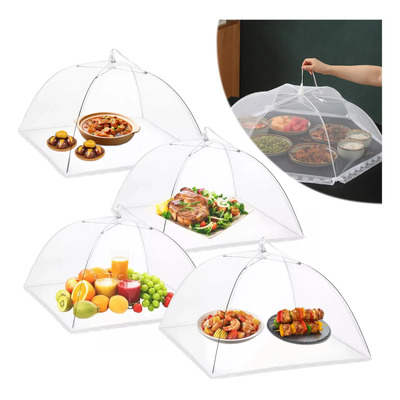 4pz Mosquitero Para Alimentos Grande Malla Mosquitos Comida