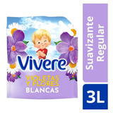 Suavizante Para Ropa Violetas & Flores Blancas Vivere 3lt