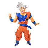 Figura Dragon Ball Z Goku Ultra Instinto Sayayin Plata 18cm