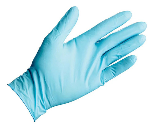 Guantes De Nitrilo Azul Dedos Texturizados (caja De 100 Uds)