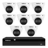 Kit 8 Câmeras Intelbras Vlp 1230 Dome Ip Full Hd + Nvr 1408