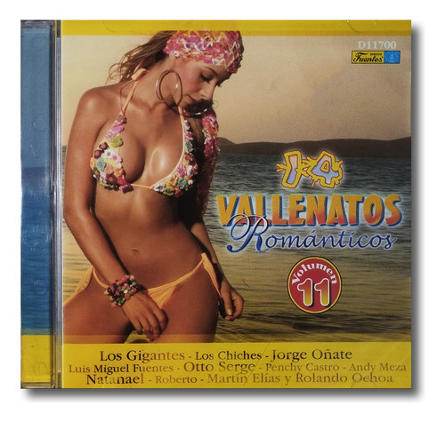 14 Vallenatos Románticos Vol. 11 - Cd