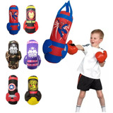 Juego Niños Box Boxeo Bolsa Juguete Golpe Guantes -