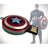 Escudo De Capitán América Usb - Avengers Thanos Superheroes