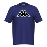 Camiseta Kappa Hombre Logo Zobi Blue Spectrum