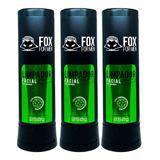 Kit 3 Un Limpador Facial Fox For Man Esfolia E Hidrata Top