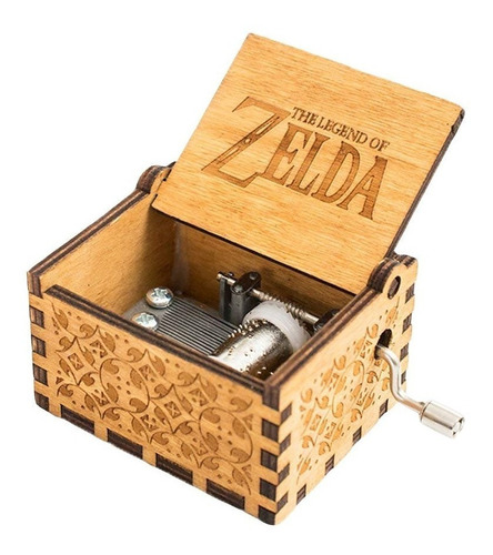 Caja Musical - The Legend Of Zelda Madera Link Regalo
