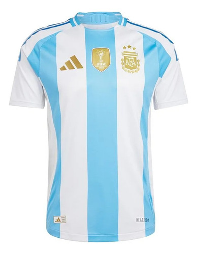 Camiseta Argentina Original 3 Estrellas adidas Mundial Messi