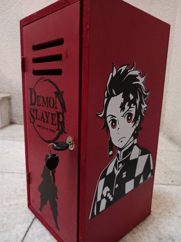 Demon Slayer Mini Baúl En Forma De Casillero 40x20x20 Cm