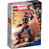 Kit Lego Super Heroes 76258 Capitán América 310 Pz