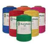 Barbante Euroroma Big Cone 1800g Kit 6 Unid Número 6 Ou 8