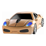 Mouse Inalambrico De Coche , Marca Elec Space , Color Dorado