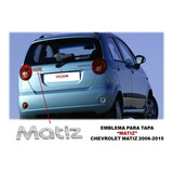 Emblema Para Cajuela Chevrolet Matiz 2006-2015