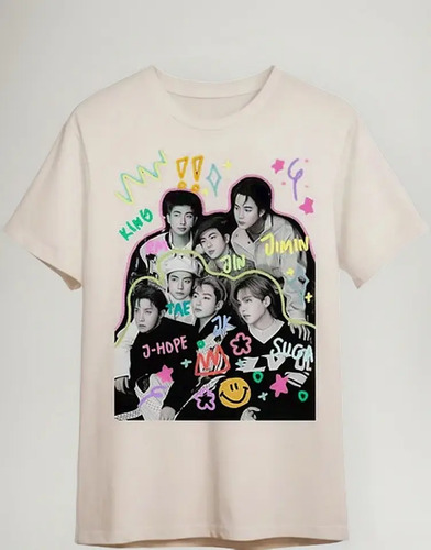 Camiseta Algodão Tshirt Banda Kpop J-hope Bts | Parcelamento sem juros