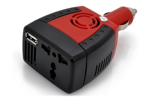 Inversor 75w 12v Ac Conector Universal + Puerto Usb