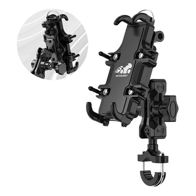 Soporte De Celular Antirrobo Y Amortiguador Para Motocicleta