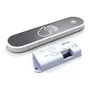 Sensor De Puertas Automáticas Inalámbrico Hotron Wt-400 Y Wr-24 Con Pulsador Blanco