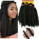 Cabelo Afro Twist Braids 6x 400 Gramas Pacotão Marley Cherey