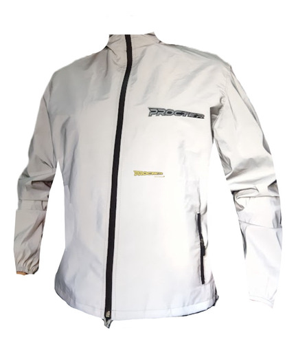 Chaqueta Reflectiva Liviana Moto Bicicleta Rompevientos