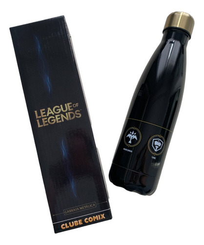 Garrafa Cantil Metálico League Of Legends 500ml Oficial