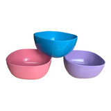 Set Tazas - Bowl Salsera X 3 Fibra Trigo Ecológica