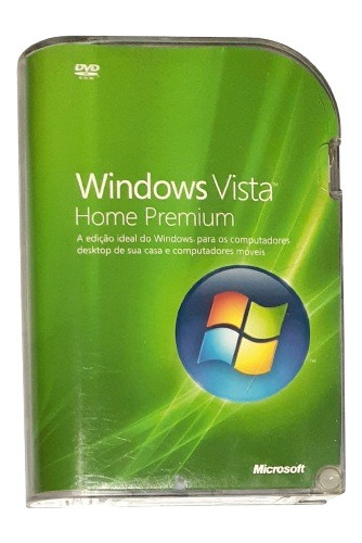 Windows Vista Home Premium - Original E Com Serial  Raridade