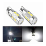 Faros Led Pellizco T10 5730 5630 10smd Luz Interior Auto 2pz