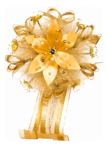 Ramo Bouquet Artificial Quinceaños Presentación Paloma Hadas