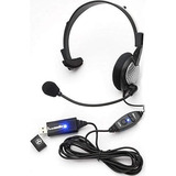 Andrea 351924 Para Auriculares Usb Nuance Dragon Con Boom De