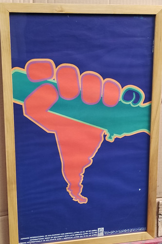 Póster Solidaridad Con América Latina - Ospaaal 1970