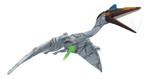 Quetzalcoatlus Jurassic World Dominion Accion Masiva Mattel