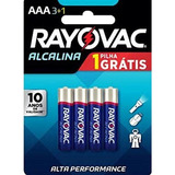 Rayovac Alcalina Aaa 32 Pilhas 3a 8 Cartelas Com 4 Pilhas Por Cartela