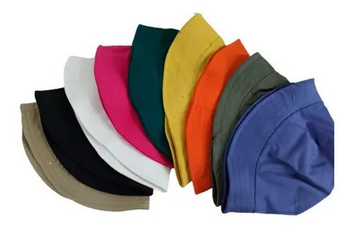 Gorro Piluso Adulto Basico Liso De Gabardina 