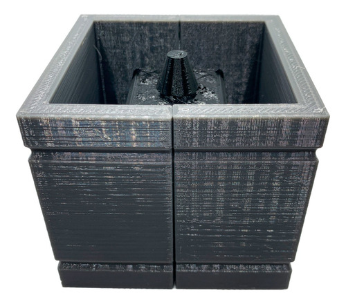 Molde Para Maceta De Concreto, Impreso En 3d Forma Cubo