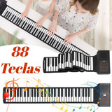 Teclado Musical Electrónico Roll-up Plegable 88 Teclas