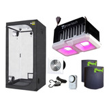 Kit Indoor Full Combo Led Carpa 40x40 Growtech 100w Macetas