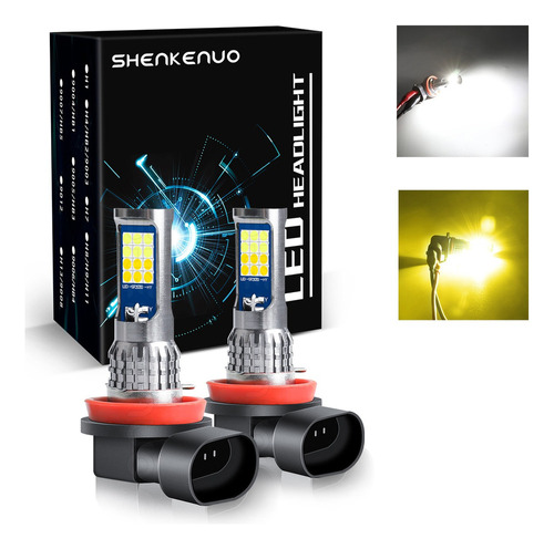 H11 9006 9005 Faros Luces Led Amarillos Y Blancos Canbus